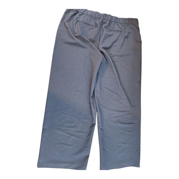 Studio by Torrid plus sz 20R NWT navy pants pockets wide leg high rise peacoat - Picture 3 of 14